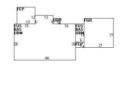 70 Wendell Rd, Newton MA 02459-2611 floor plan