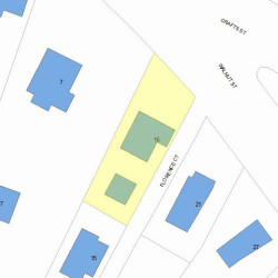 15 Walnut St, Newton MA 02460-1369 plot plan