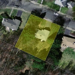 56 Marcellus Dr, Newton MA  02459-2935 aerial view