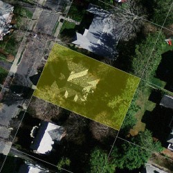 38 Prentice Rd, Newton MA  02459-1343 aerial view