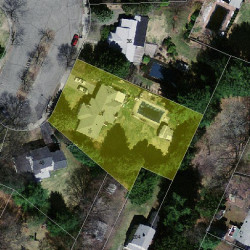 44 Swallow Dr, Newton MA 02462-1306 aerial view