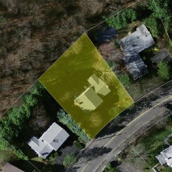 454 Brookline St, Newton MA  02459-3146 aerial view
