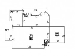64 Green Park, Newton MA 02458-2606 floor plan