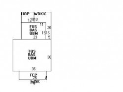 15 Champa St, Newton MA  02464-1224 floor plan