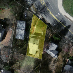 424 Homer St, Newton MA 02459-1443 aerial view