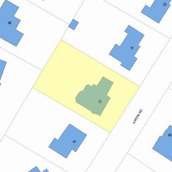 39 Karen Rd, Newton MA  02468-1123 plot plan