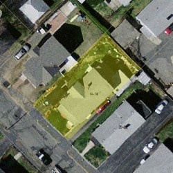 14 Melville Ave, Newton MA  02460-1224 aerial view