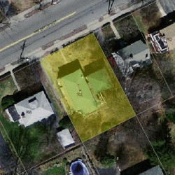 762 Watertown St, Newton MA  02460-1354 aerial view