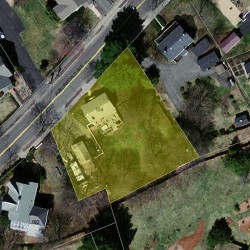 184 Auburndale Ave, Newton MA 02466-1609 aerial view