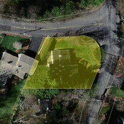 345 Dudley Rd, Newton MA 02459-2832 aerial view