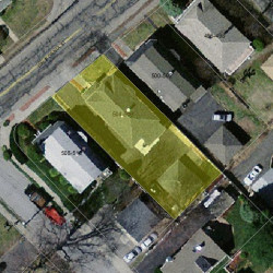 504 California St, Newton MA 02460-1253 aerial view