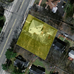 1784 Washington St, Newton MA 02466-2807 aerial view
