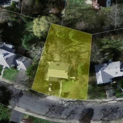 41 Marcellus Dr, Newton MA  02459-2934 aerial view