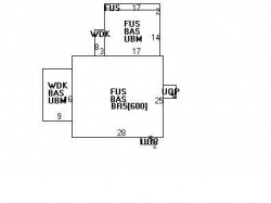 59 Commonwealth Park, Newton MA  02459-1024 floor plan