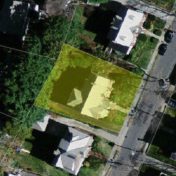 55 Prentice Rd, Newton MA 02459-1325 aerial view