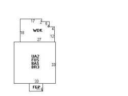 21 Mountfort Rd, Newton MA  02461-1405 floor plan