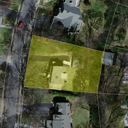 38 White Oak Rd, Newton MA  02468-1323 aerial view