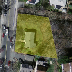 234 Dedham St, Newton MA 02461-2119 aerial view