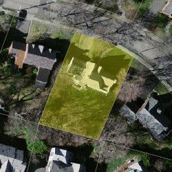 16 Bruce Ln, Newton MA  02458-2615 aerial view