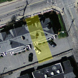 58 Webster St, Newton MA  02465-1819 aerial view