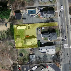 393 Lexington St, Newton MA 02466-1515 aerial view