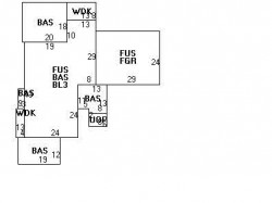281 Dedham St, Newton MA 02461-2044 floor plan