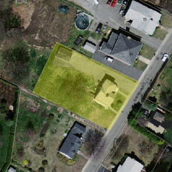 67 Sheridan St, Newton MA  02465-1037 aerial view