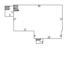45 Hilltop St, Newton MA  02458-1839 floor plan