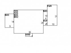 822 Walnut St, Newton MA  02459-1717 floor plan