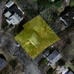 24 Westview Ter, Newton MA  02465-2345 aerial view