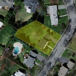 23 Karen Rd, Newton MA  02468-1123 aerial view