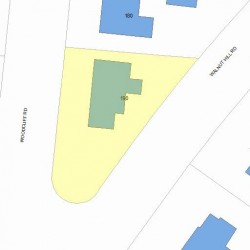 190 Woodcliff Rd, Newton MA 02461-1839 plot plan
