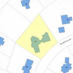 99 Baldpate Hill Rd, Newton MA 02459-2826 plot plan