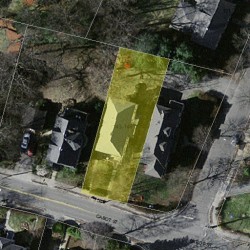 145 Cabot St, Newton MA 02458-2533 aerial view