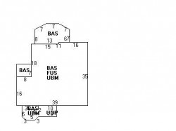 1038 Beacon St, Newton MA 02459-1742 floor plan
