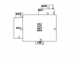15 Kingston Rd, Newton MA  02461-1013 floor plan