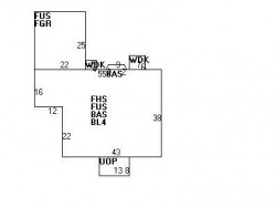 20 Vista Ave, Newton MA 02466-2811 floor plan