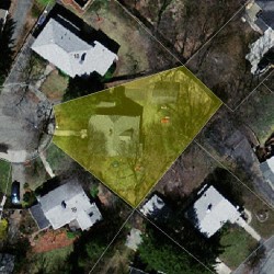 21 Angier Cir, Newton MA 02466-2901 aerial view