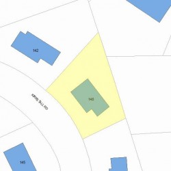 148 Kirkstall Rd, Newton MA 02460-2243 plot plan