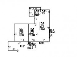 155 Hunnewell Ave, Newton MA 02458-2245 floor plan