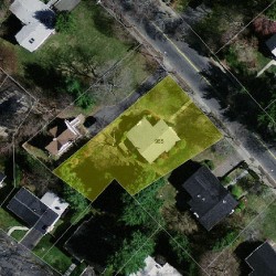 965 Dedham St, Newton MA 02459-3419 aerial view