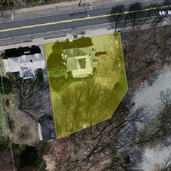1238 Beacon St, Newton MA 02468-1717 aerial view