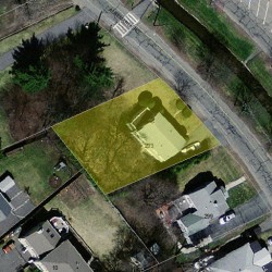 293 Albemarle Rd, Newton MA 02460-1358 aerial view