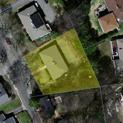 24 Troy Ln, Newton MA 02468-1016 aerial view