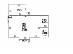 20 Kingston Rd, Newton MA 02461-1014 floor plan