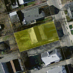 65 Faxon St, Newton MA  02458-1034 aerial view