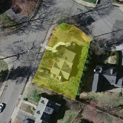 26 Langdon St, Newton MA 02458-1808 aerial view