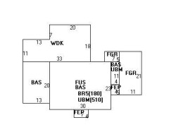 296 Homer St, Newton MA 02459-1414 floor plan