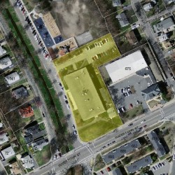 687 Watertown St, Newton MA 02460-1349 aerial view