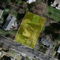 14 Columbine Rd, Newton MA  02459-3444 aerial view